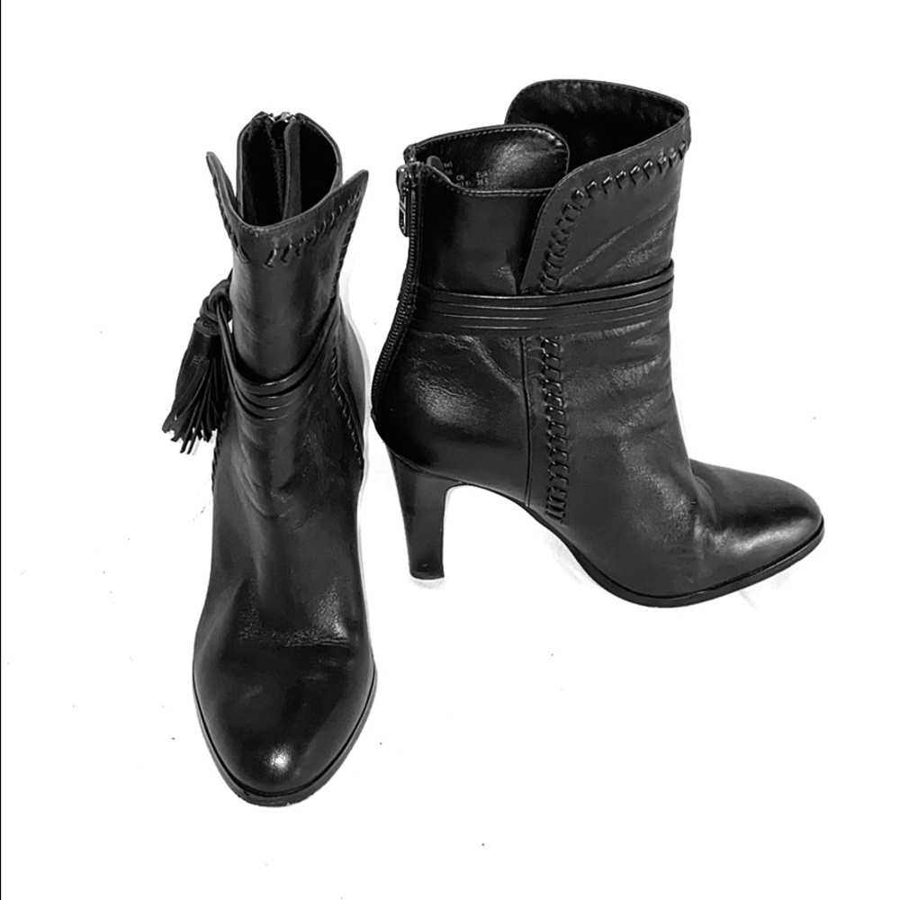 Coach black ankle boots